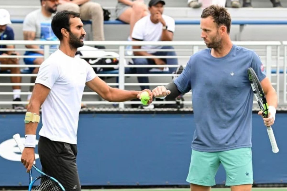 US Open 2025: Yuki Bhambri and Michael Venus During Quater final Match
