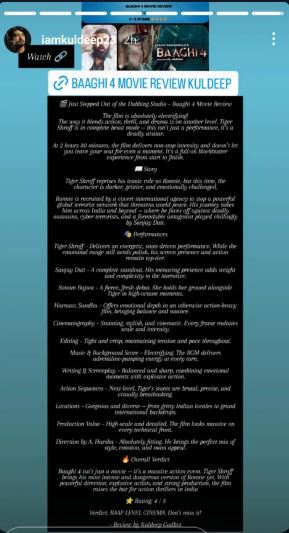 Baaghi 4 Movie Review