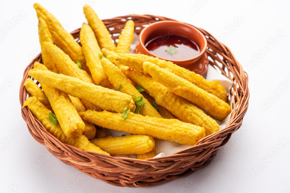 baby corn pakoda