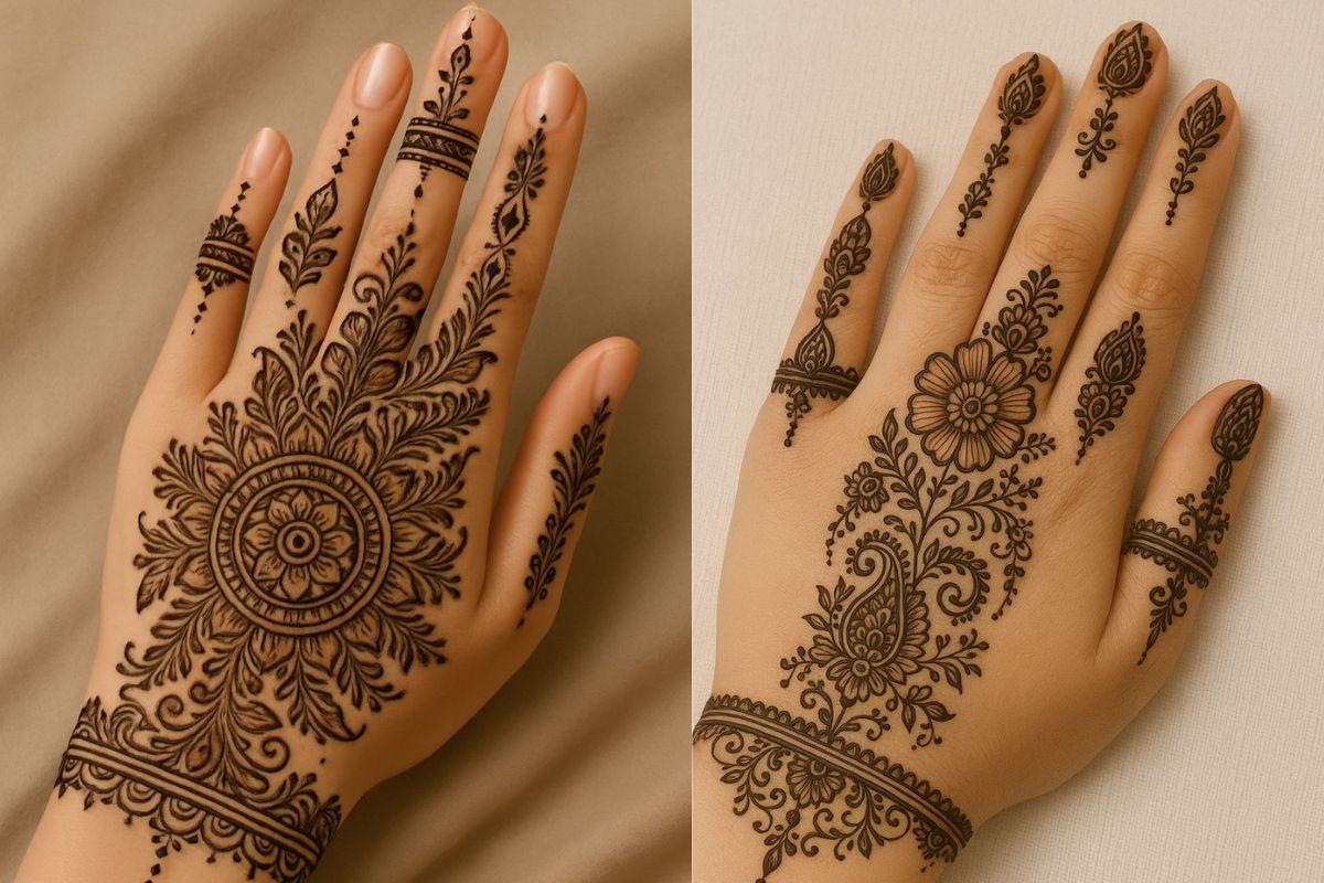 Back Hand Mehndi Design 1