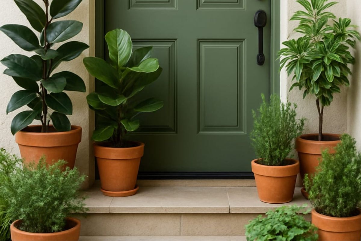 beautiful plant at home