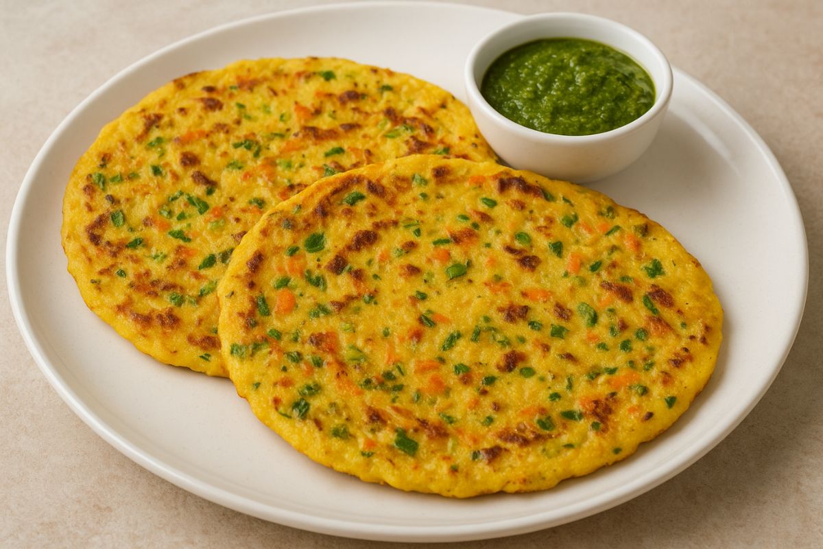 Besan Paneer Chilla Recipe