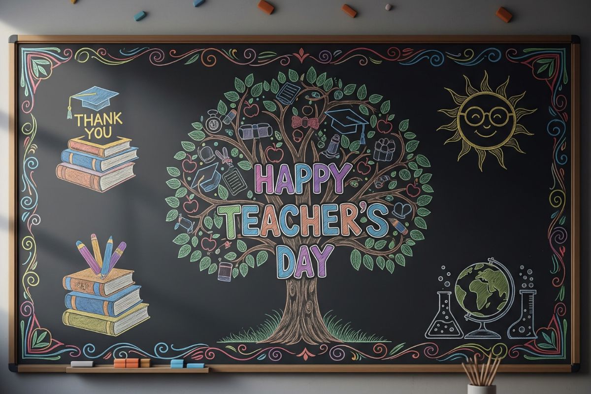 Teacher'S Day Decoration Ideas: Tree Theme Idea ( Ai Image)