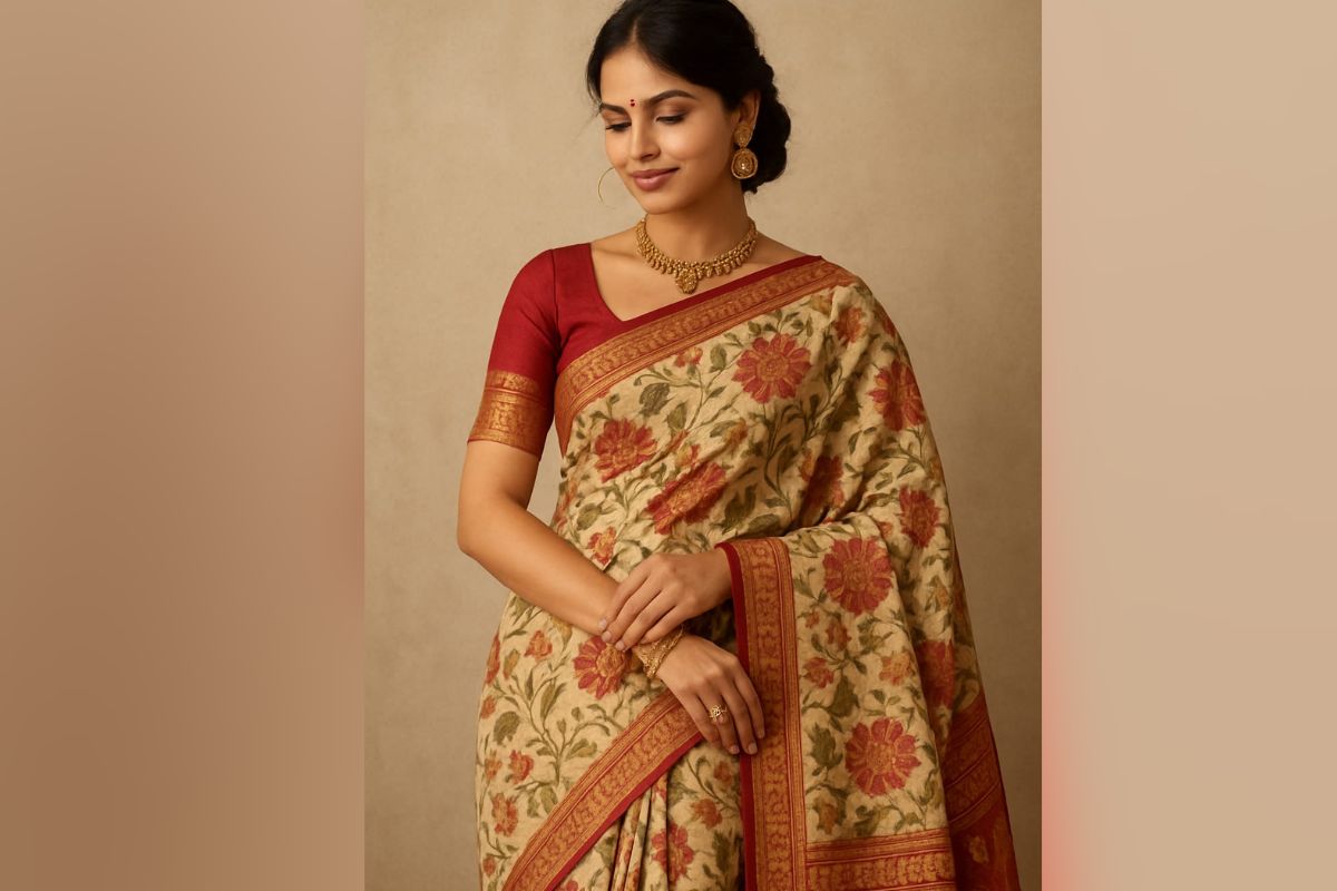 Cotton Printed Saree