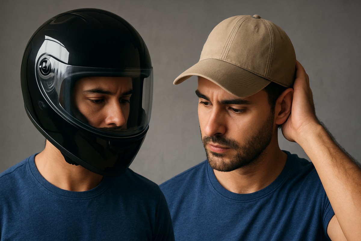 does wearing helmet causes hairfall