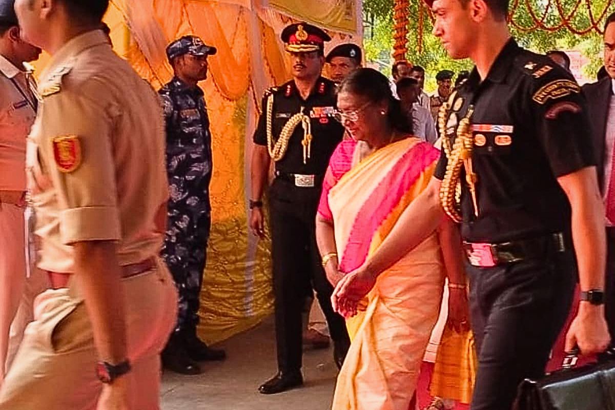 draupadi murmu gaya news| President Draupadi Murmu reached Gayaji for Pind Daan