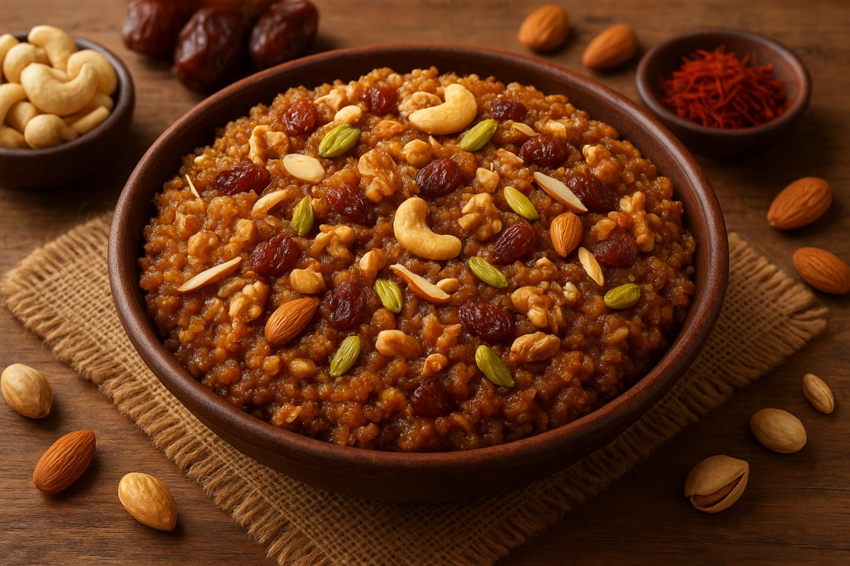 dry fruit halwa recipe
