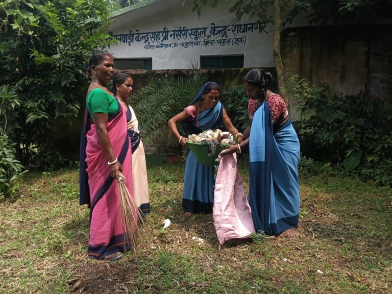 सार्वजनिक स्थानों पर की गयी साफ-सफाई