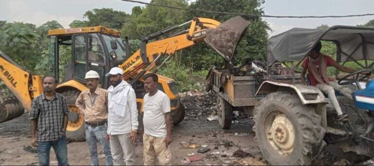 Dhanbad News : मैथन सिरामिक ने चलाया कचरा उठाव अभियान