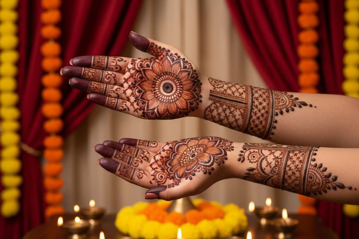 Flower Mehndi Design