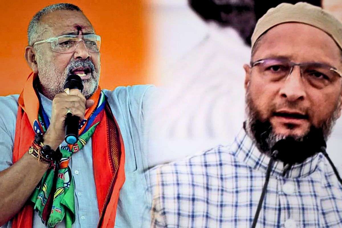 giriraj singh on owaisi| Giriraj Singh attacked Owaisi, saying some clerics are trying to turn India into a Ghazwa-e-Hind.