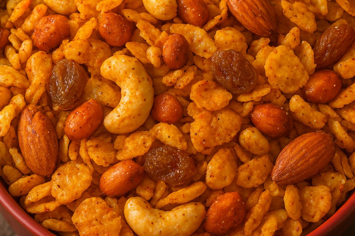 homemade dry fruit chivda