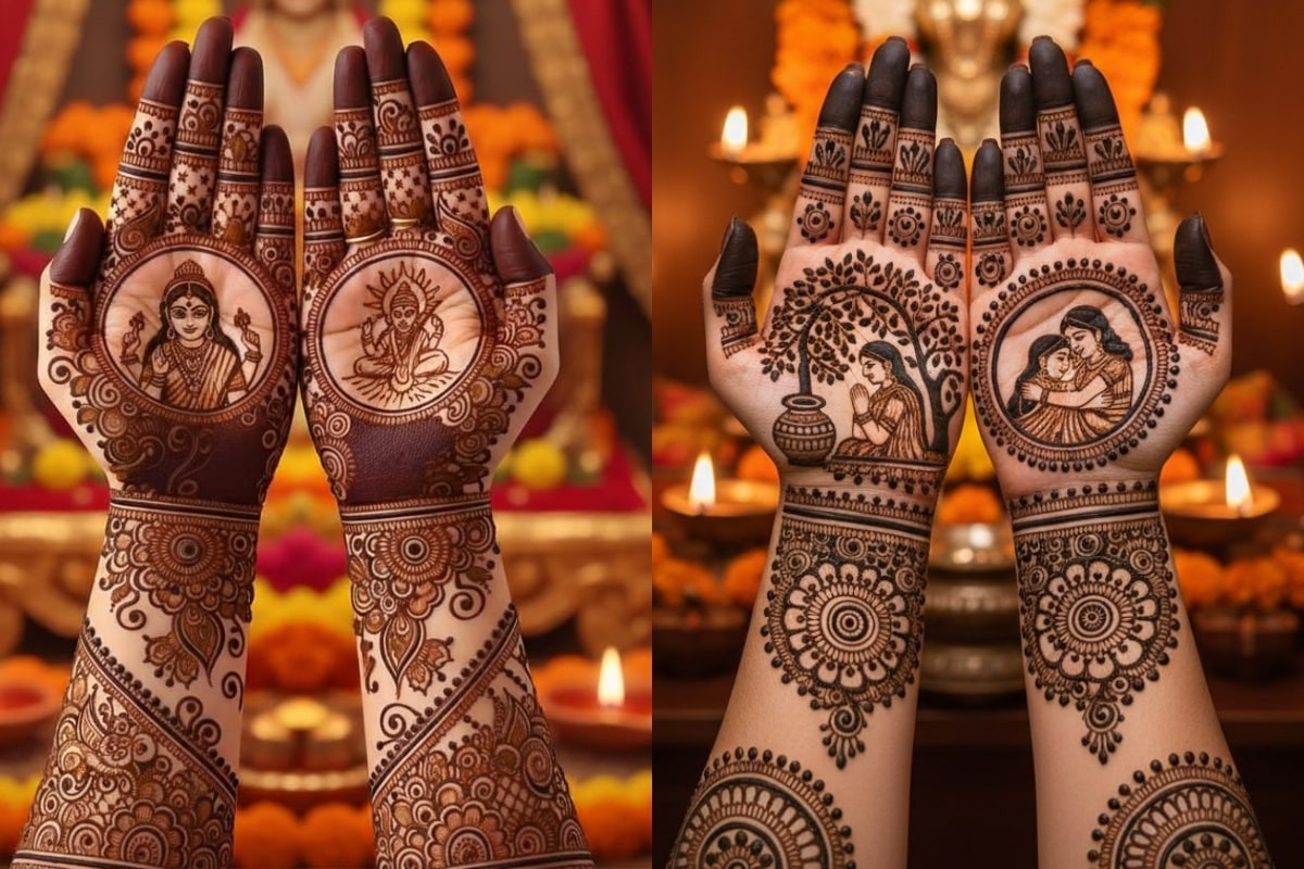 AI jitiya Mehndi Design
