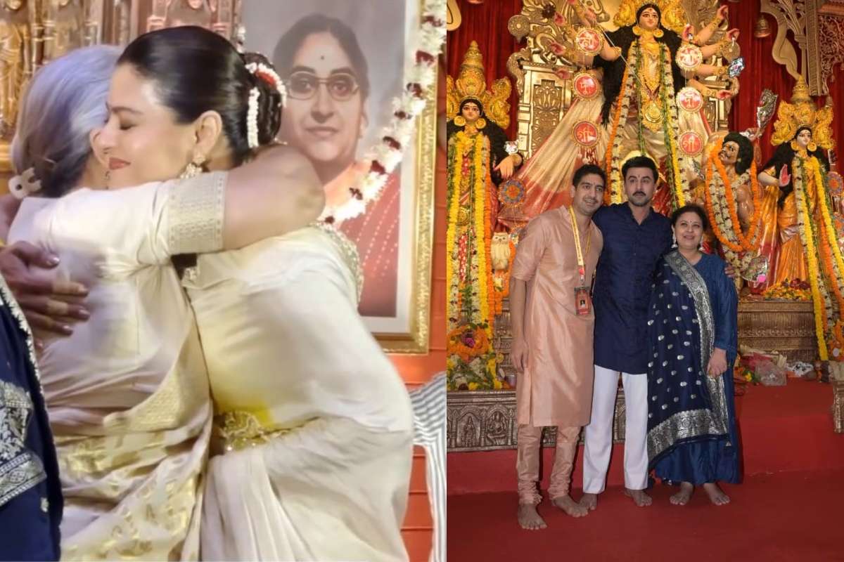 Bollywood celebs at Durga Puja pandal