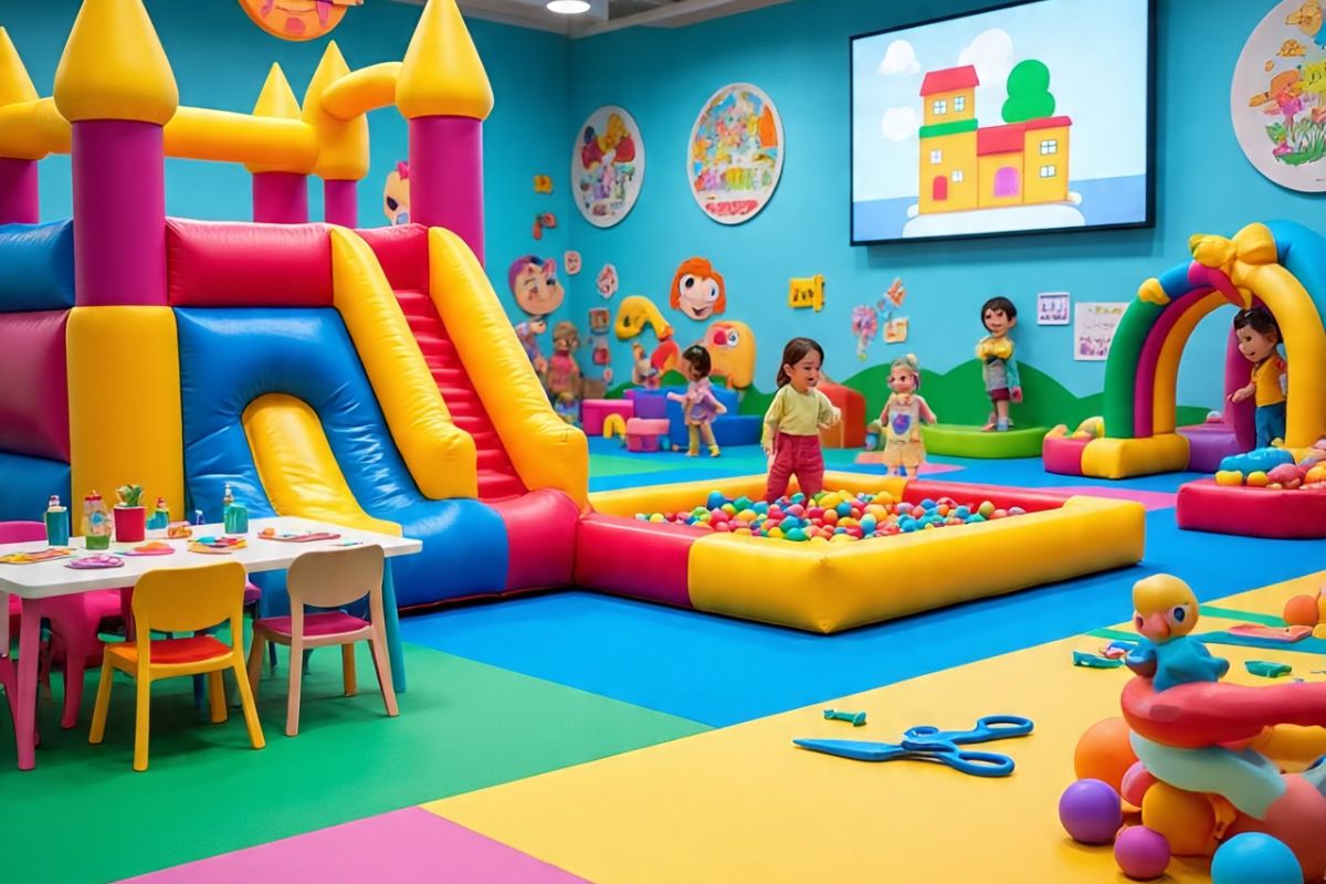 kids zone at airport