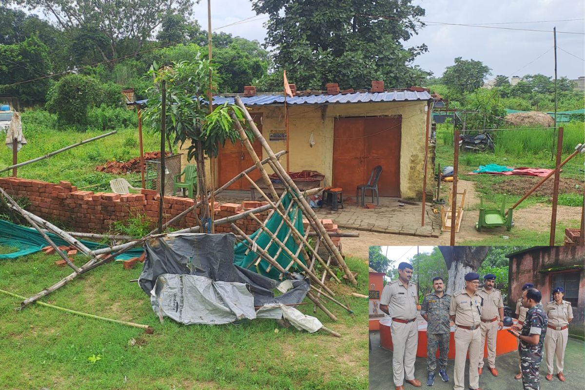 land dispute attacked the police