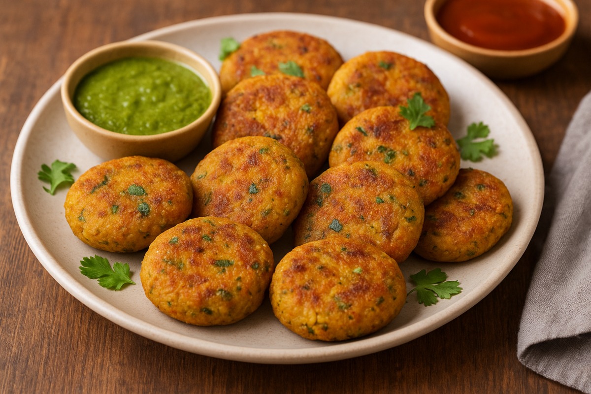 moong dal kebab recipe