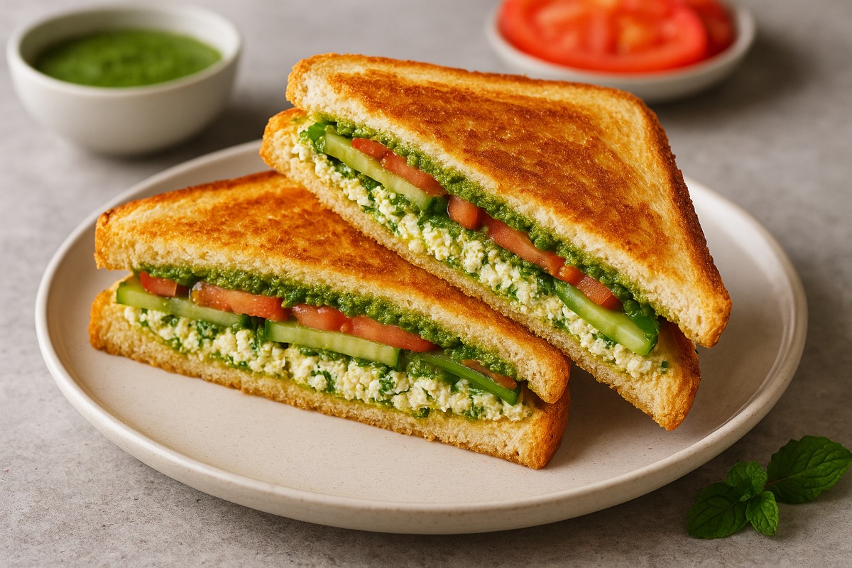 paneer sandwich recipe