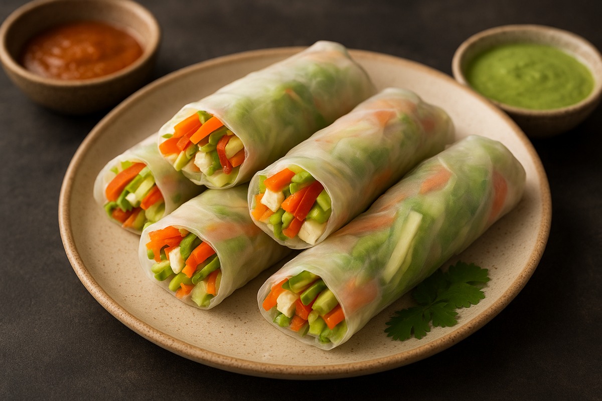 rice paper rolls