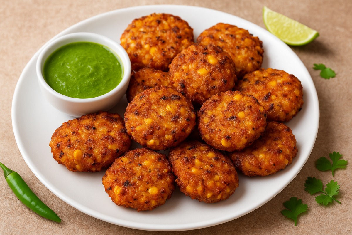sabudana corn fritters recipe