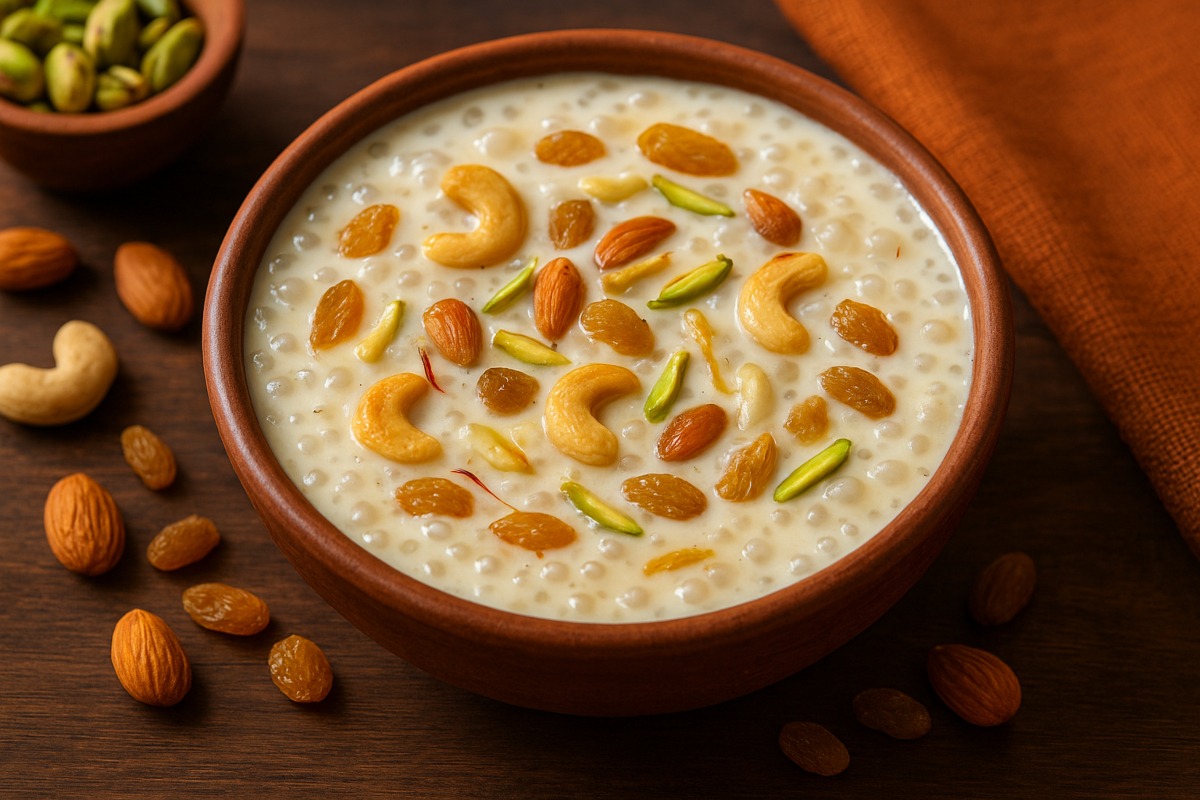 sabudana dry fruit kheer