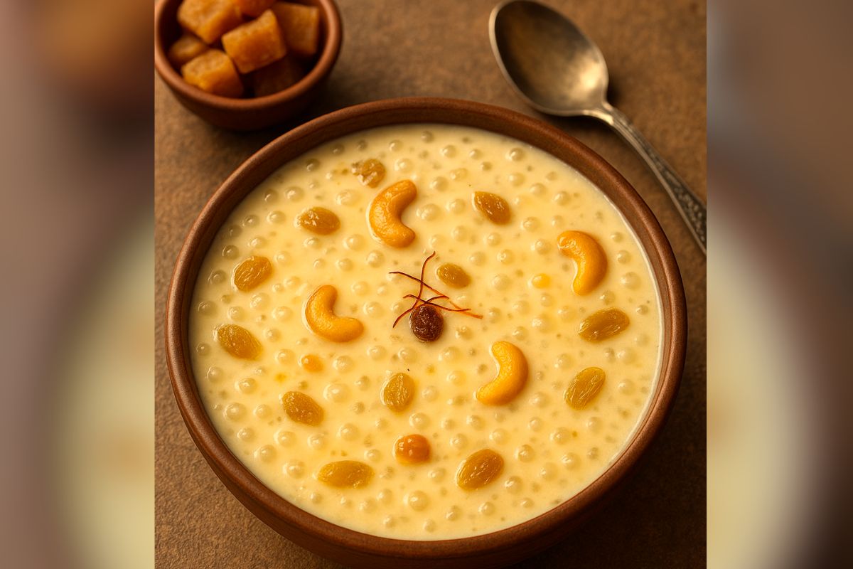 sabudana jaggery kheer