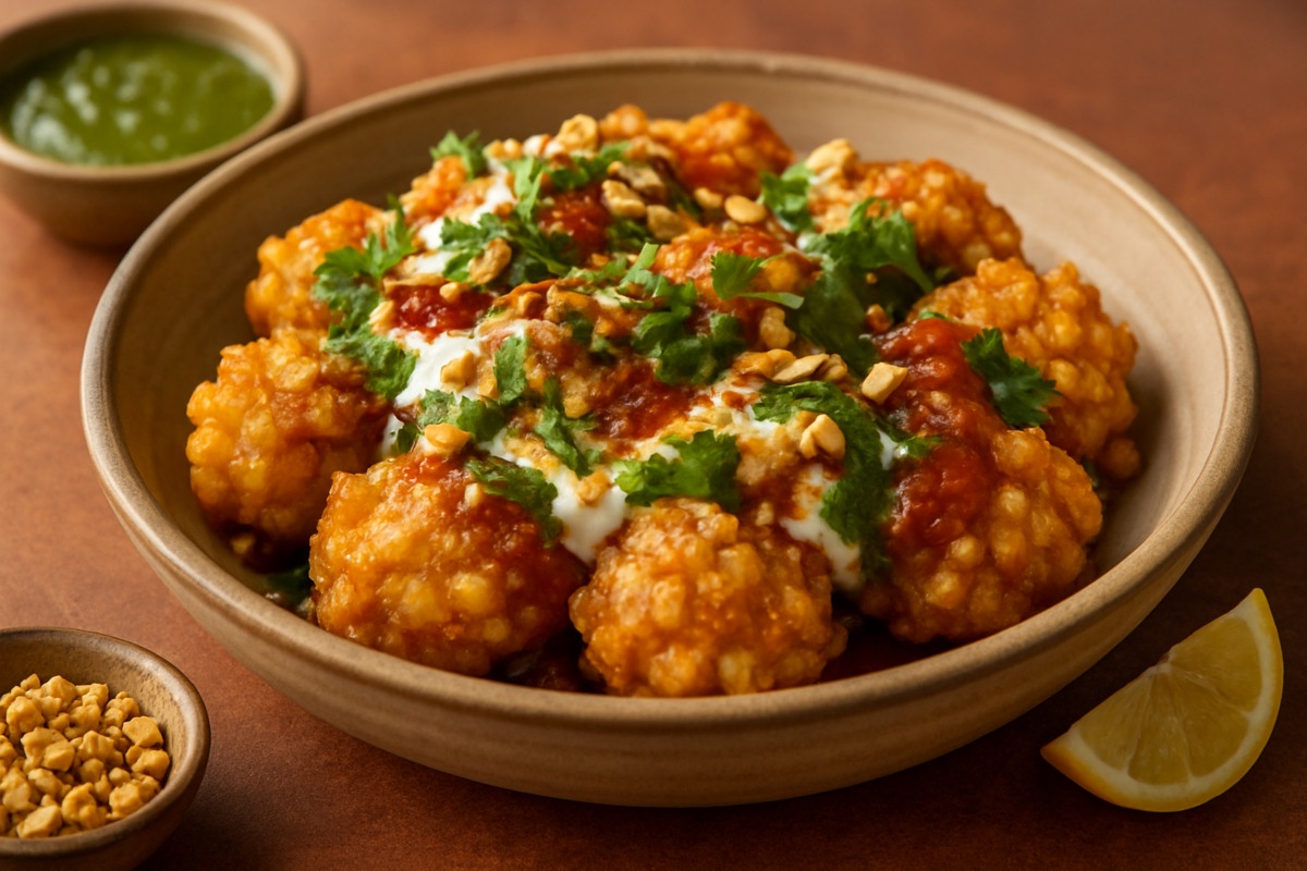 sabudana pakoda chaat recipe