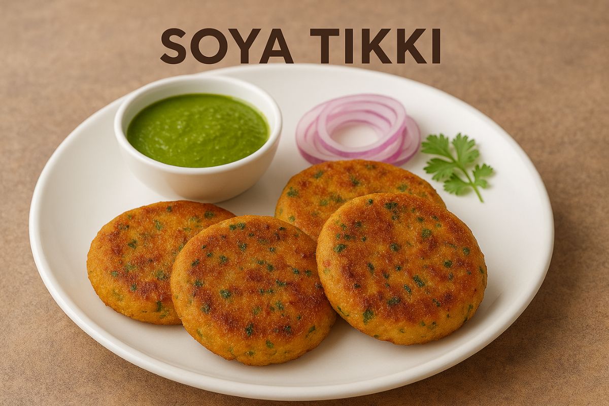 soya tikki recipe