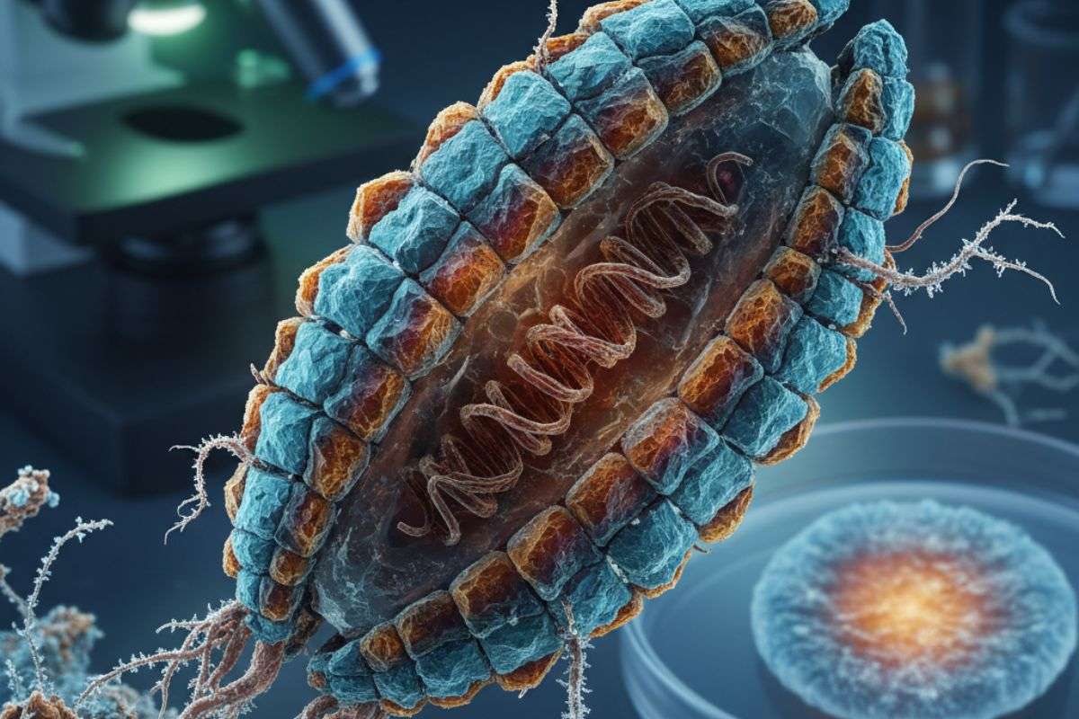 40000 Year Old Virus/ Ai Generated Image