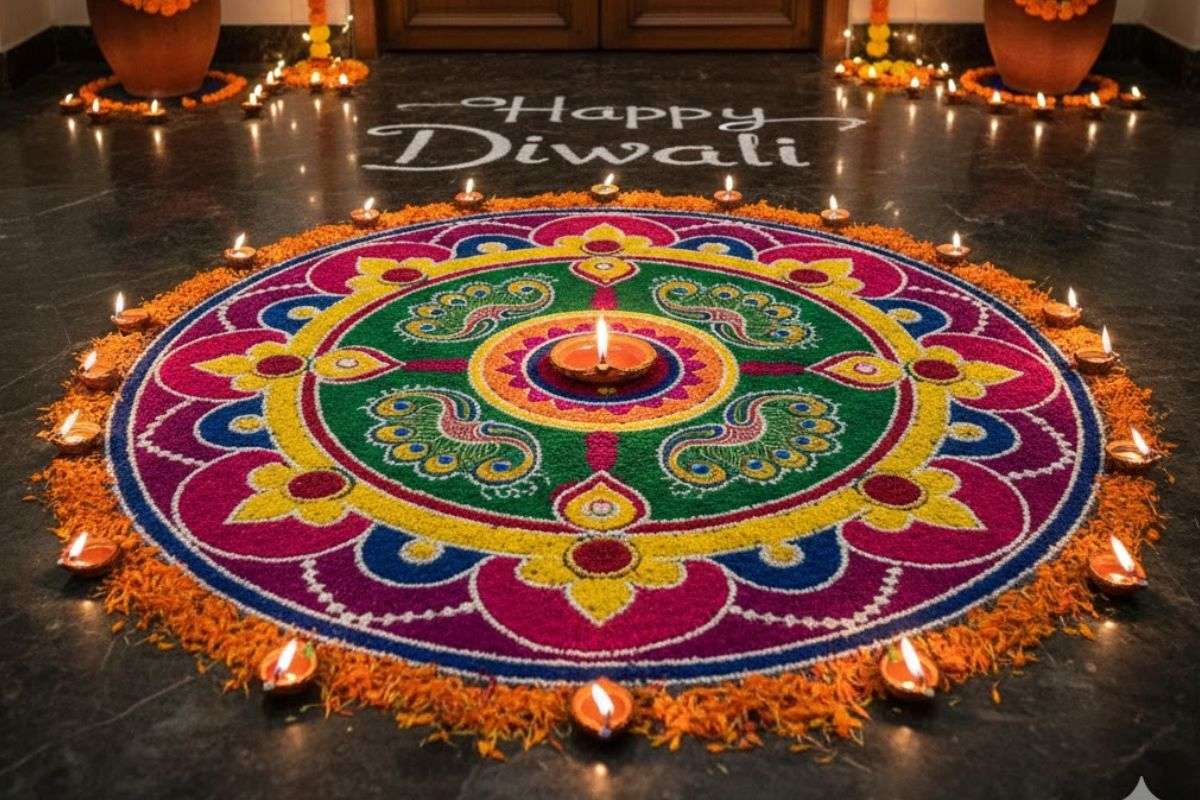 AI Diwali Rangoli Design