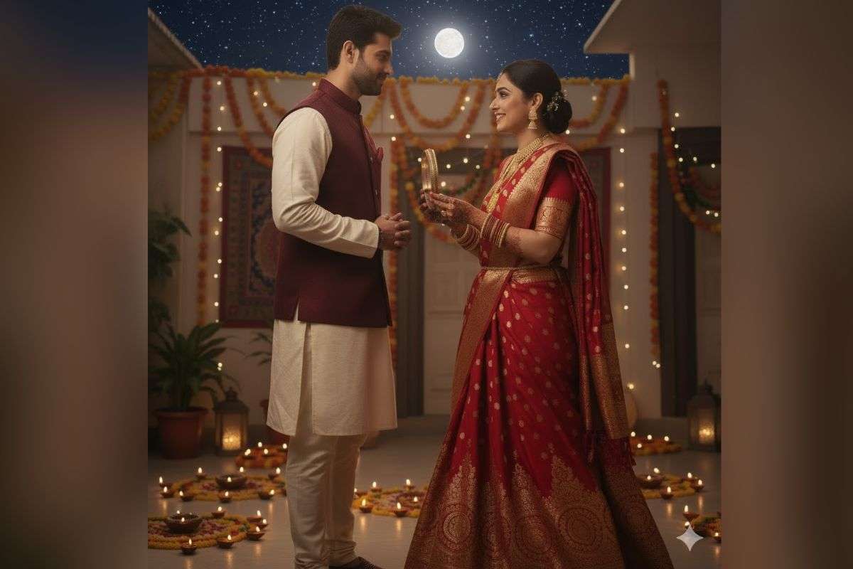 AI Image of Karwa Chauth