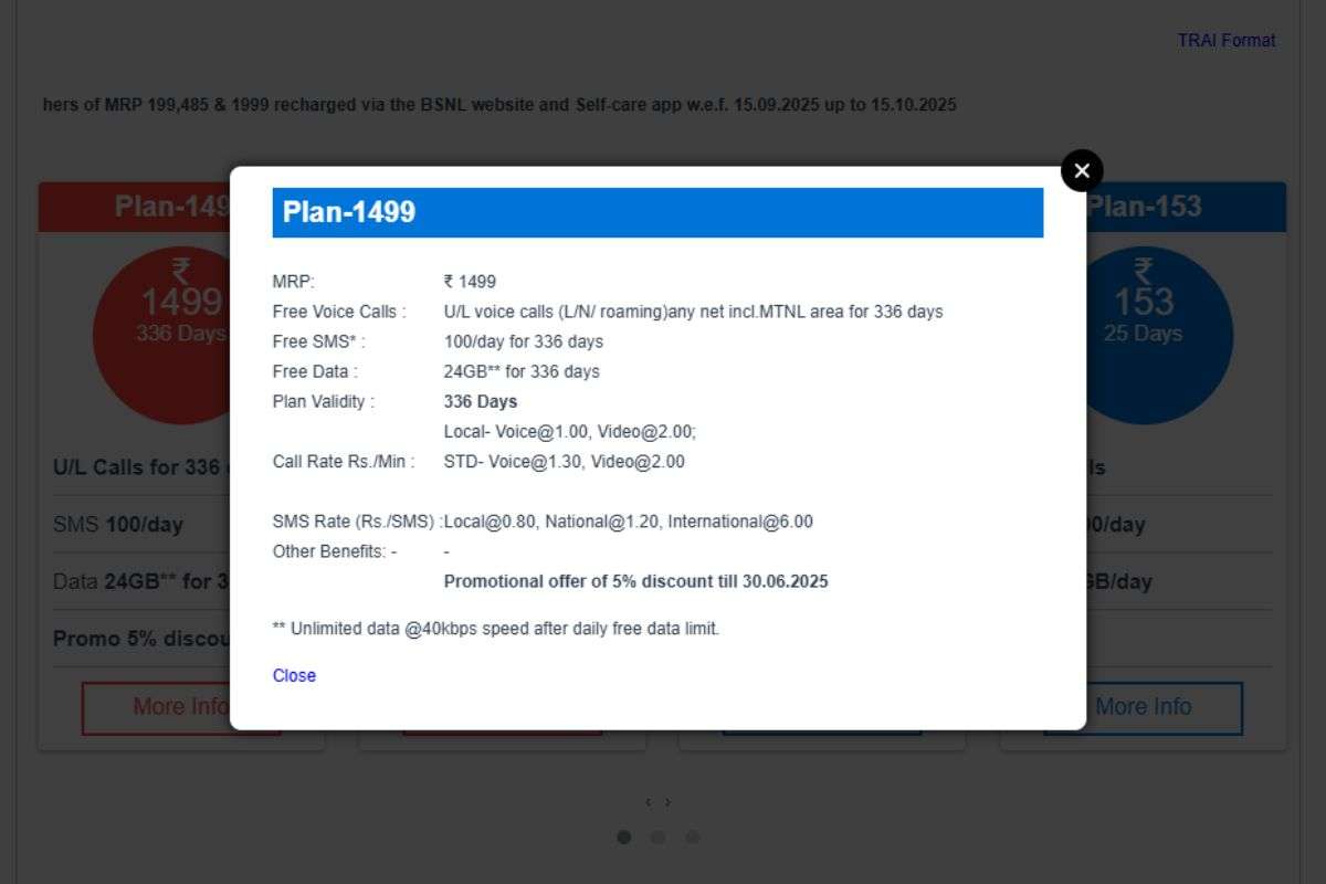Bsnl 1499 Plan Details Img