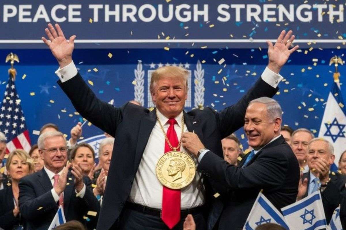 Benjamin Netanyahu Donald Trump Nobel Peace Prize