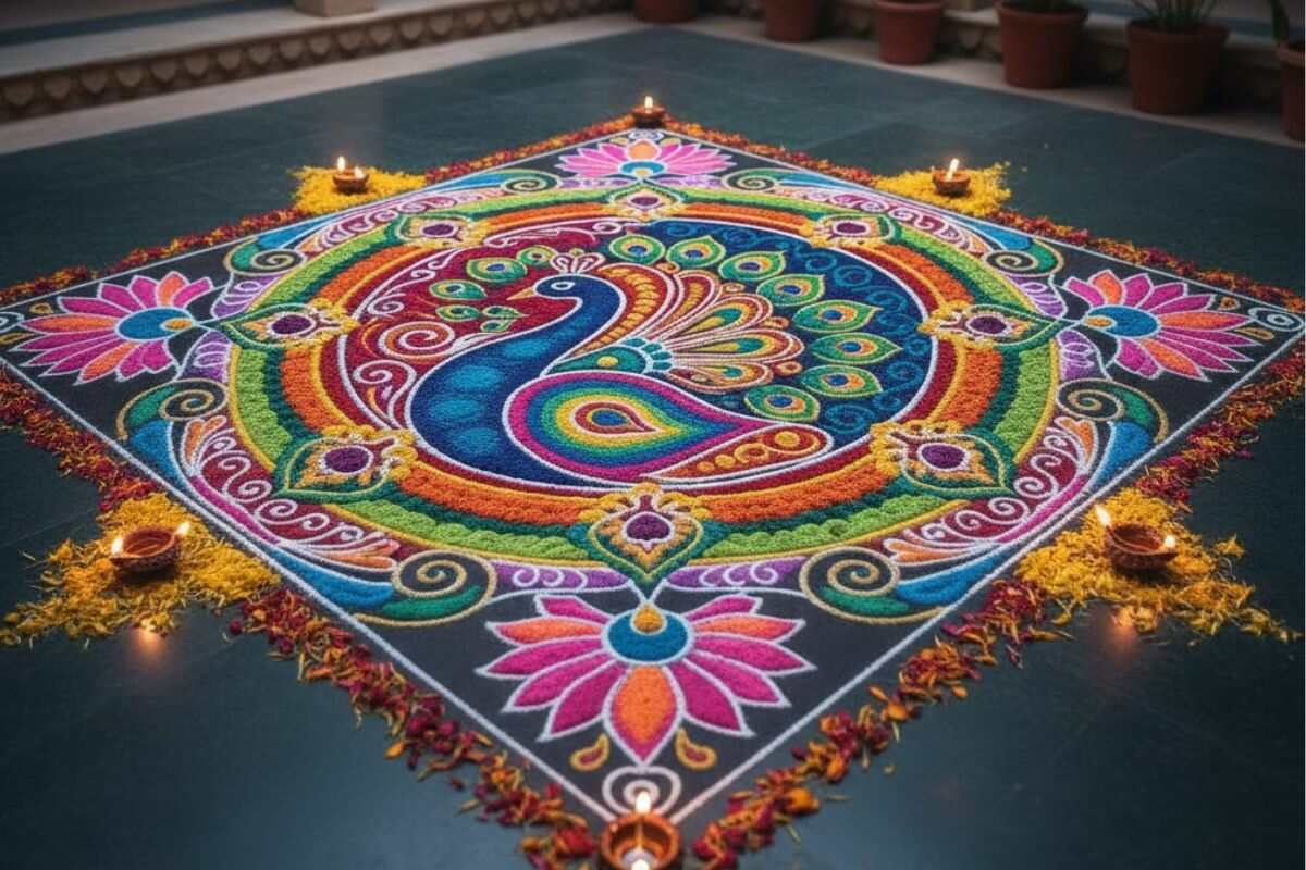 Colorful Rangoli Design