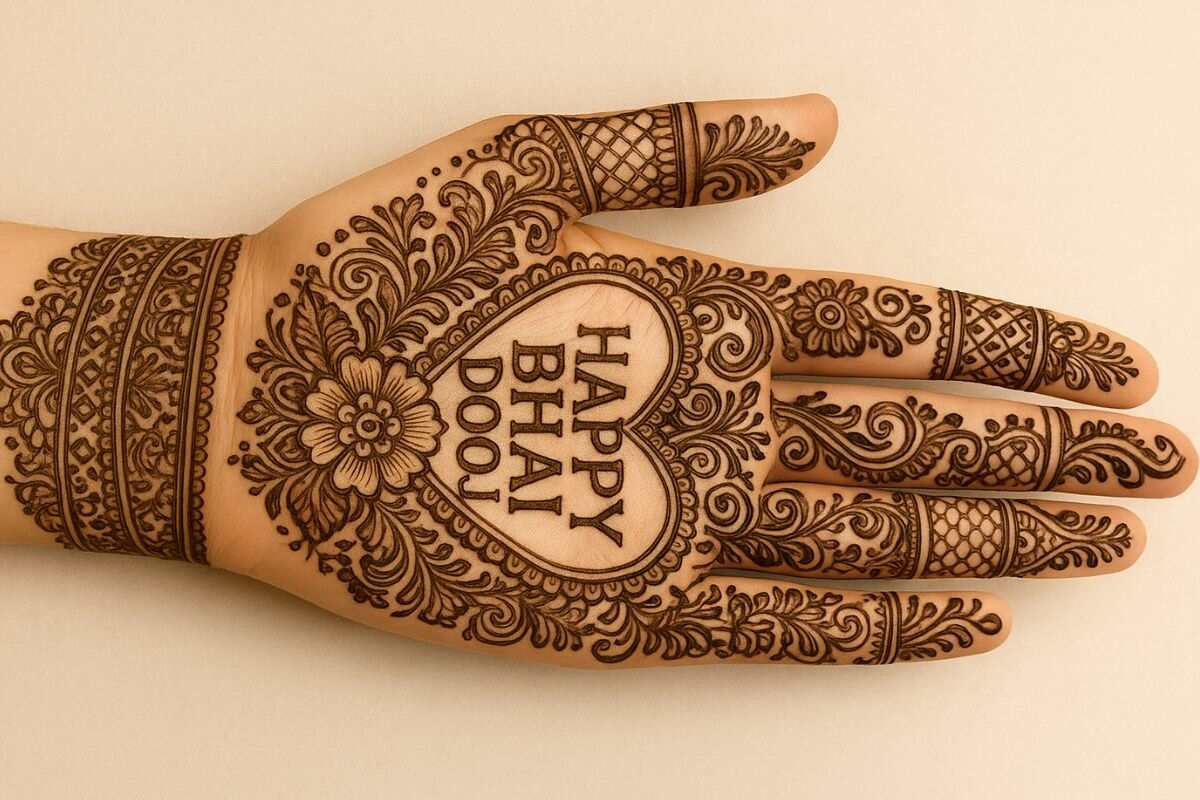 Bhai Dooj Special Mehndi Design