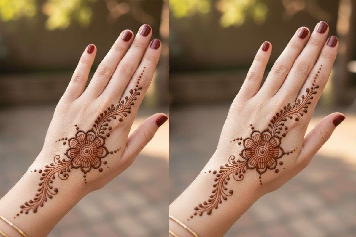 Bhai Dooj Special Mehndi Design: भाई-बहन के रिश्ते का प्यार बढ़ाएं, देखें भाई दूज स्पेशल ब्यूटीफुल मेहंदी डिजाइन 7 Bhai Dooj Special Mehndi Design 4