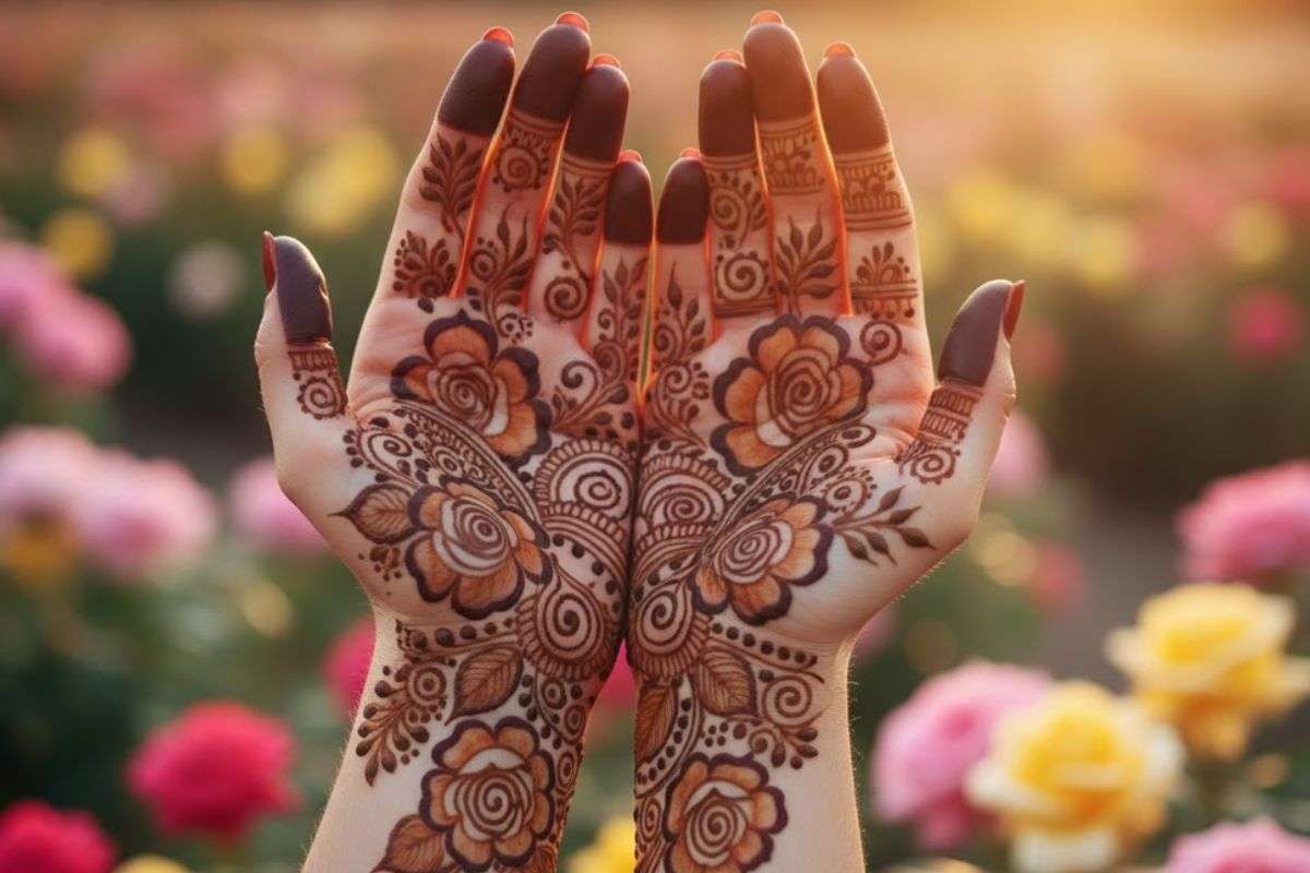 Mehndi Design For Bhai Dooj: भाई दूज के मौके पर हाथों में लगाएं ये लेटेस्ट मेहंदी डिजाइन, रचने के बाद लोग पूछेंगे आर्टिस्ट का नाम 4 Bhai Dooj Special Rangoli Design 8