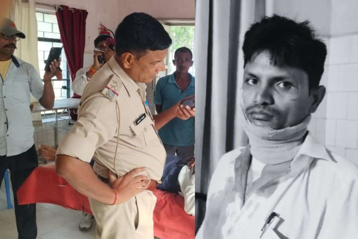 Bihar Crime News Student attacks school maths teacher with knife