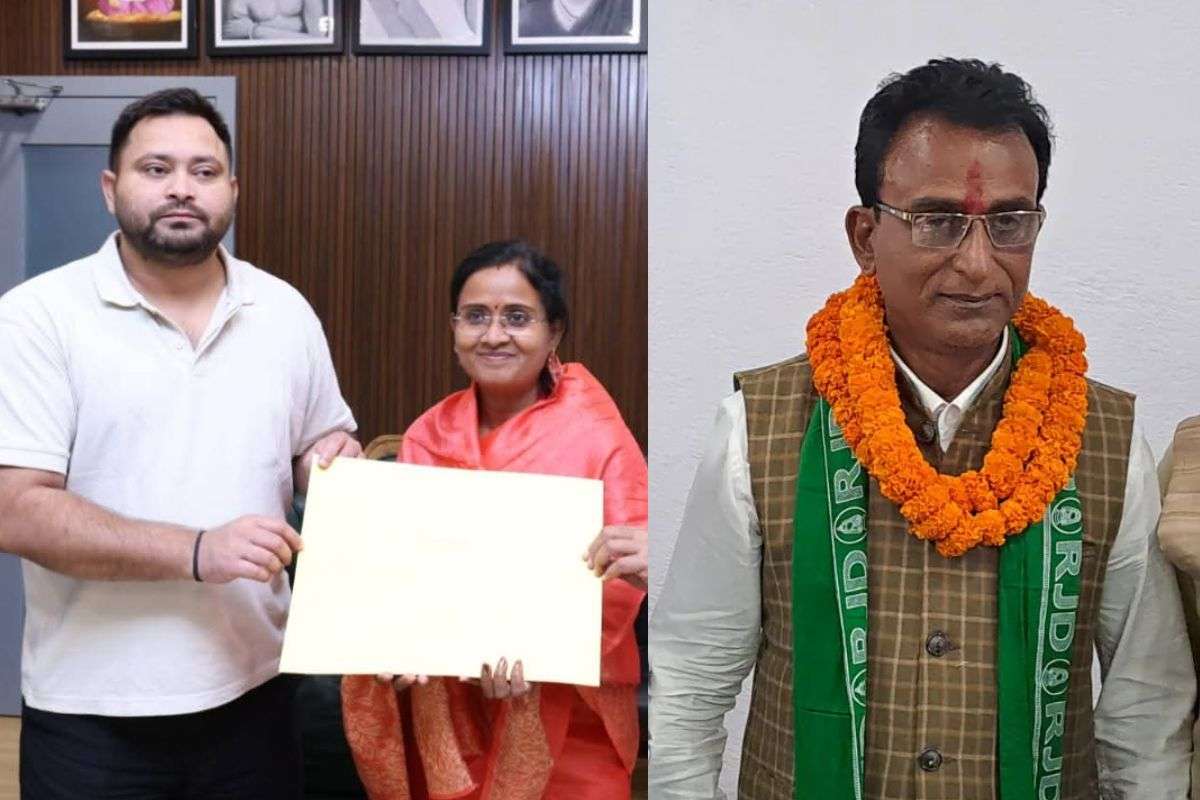 Bihar Election 2025 Tejashwi Yadav given ticket ashok mahto wife anita devi