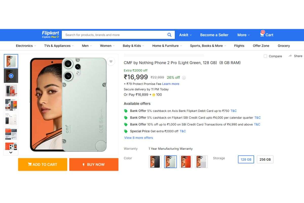 Cmf Phone 2 Pro Price On Flipkart