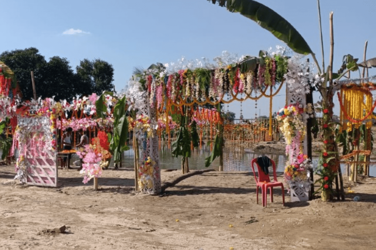 Chhath Puja 2025 Ghat Decoration Ideas