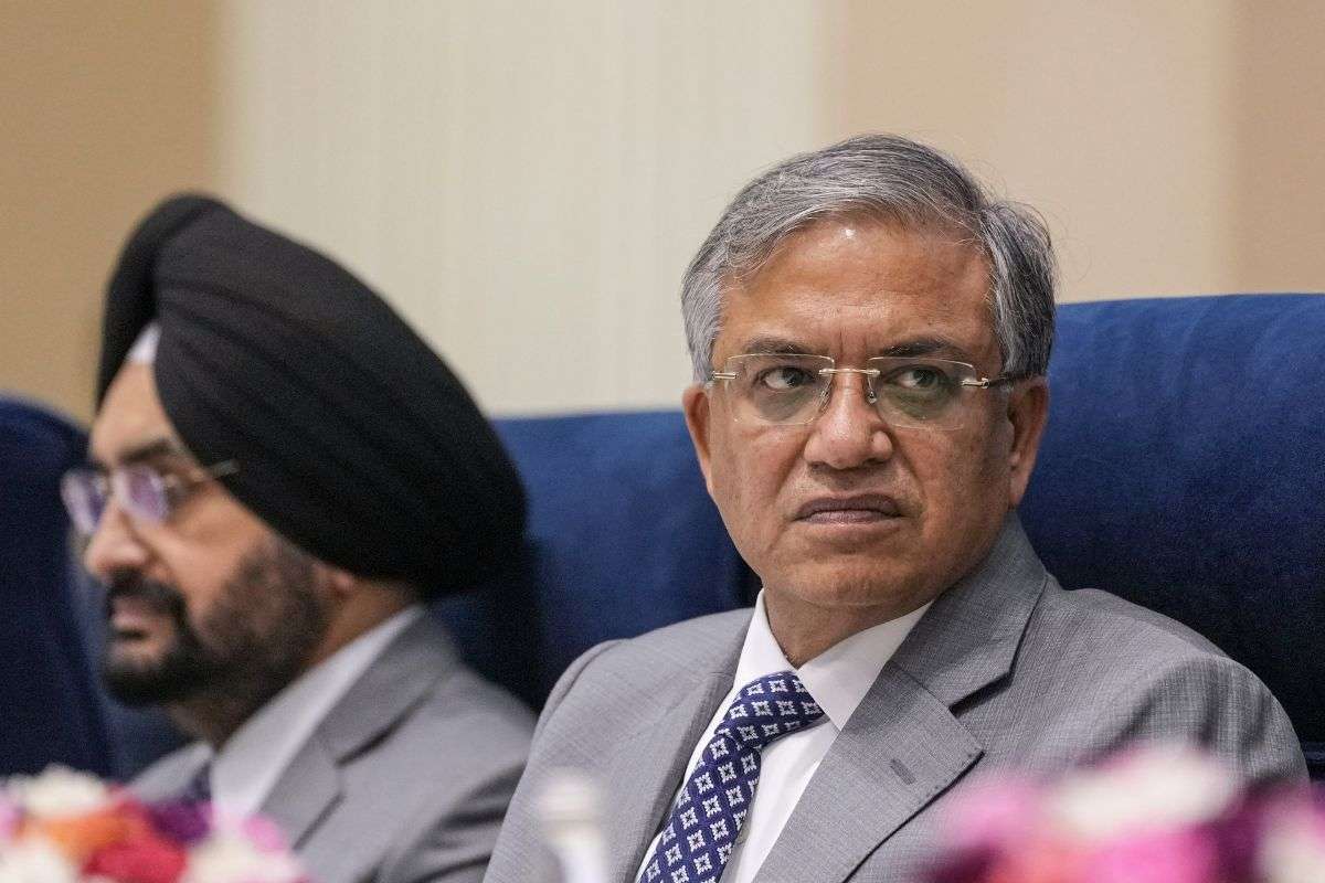 Chief Election Commissioner Gyanesh Kumar during a press conference
