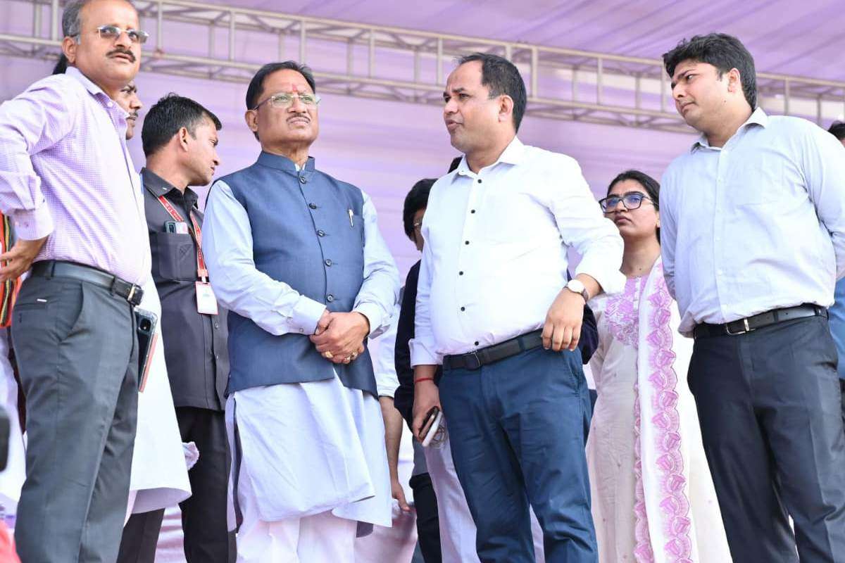 Chief Minister Vishnu Dev Sai in Raipur