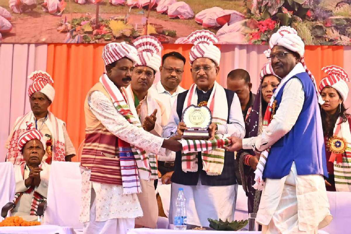 Chief Minister Vishnudev Sai in Jashpur district