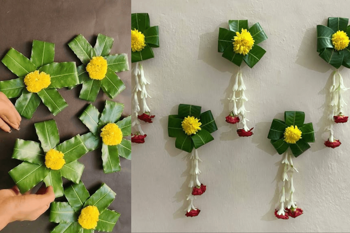 DIY Diwali Leaf Decor Ideas 2