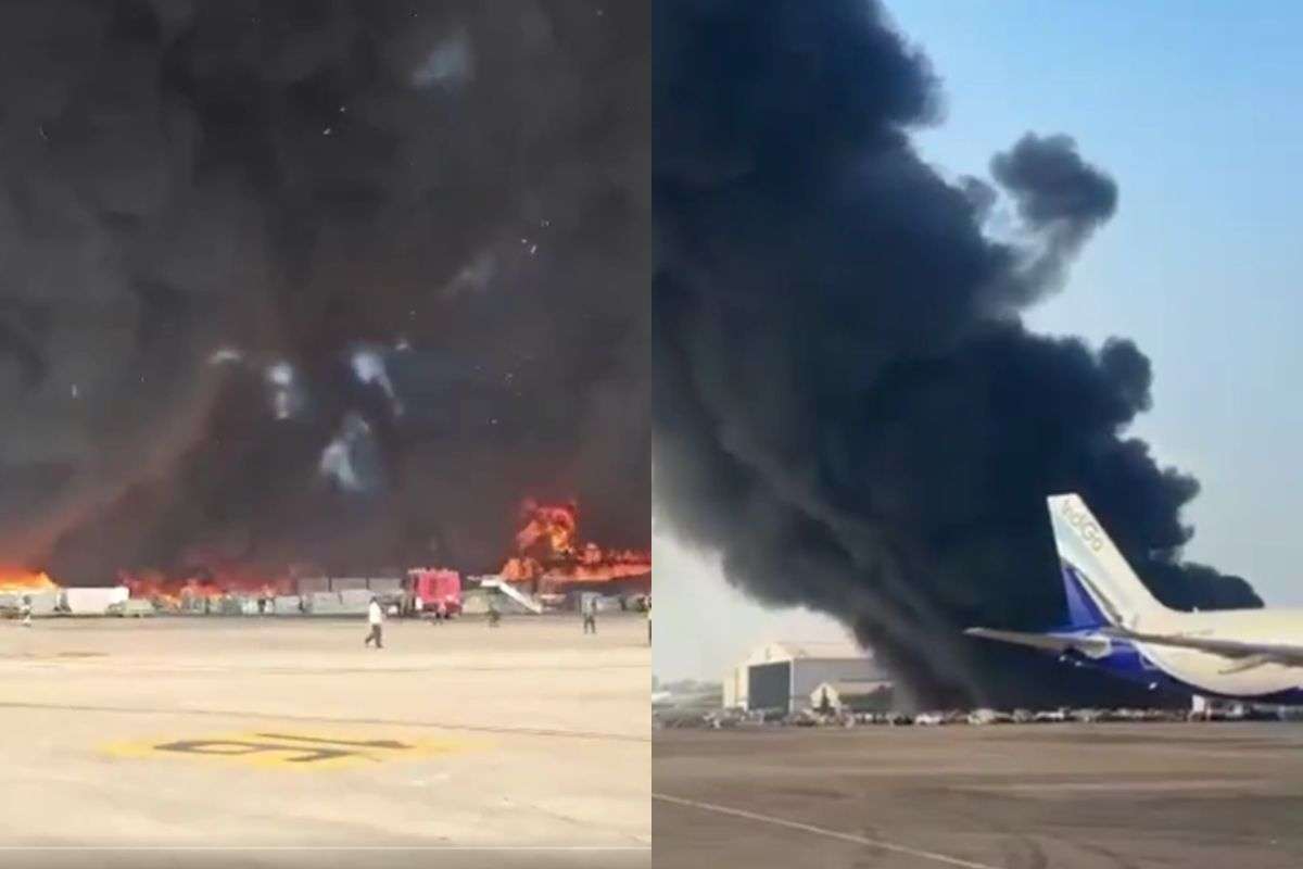 Dhaka Hazrat Shahjalal International Airport Fire many flights diverted indigo flight lands in kolkata