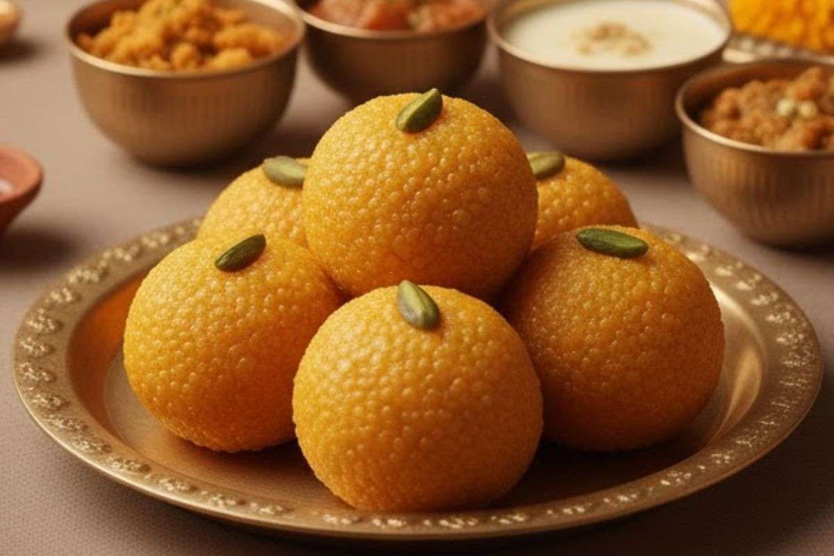 Dhanteras Special Bhog: धनतेरस पर मां लक्ष्मी और कुबेर जी होंगे खुश, जरूर चढ़ाएं ये स्पेशल भोग 4 मूंग दाल के लड्डू