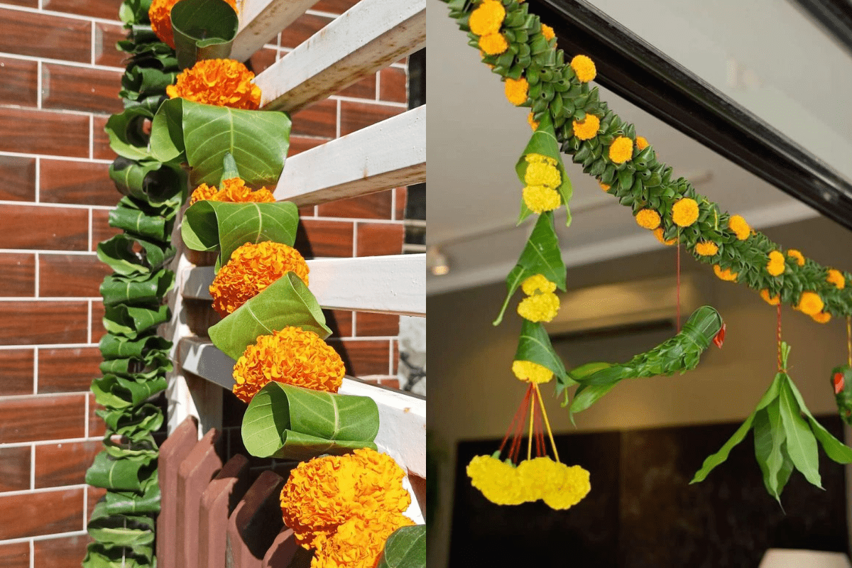 Diwali Leaf DIY Decor Ideas