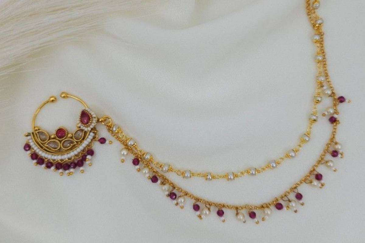 Double Chain Nath Design Trend 2025