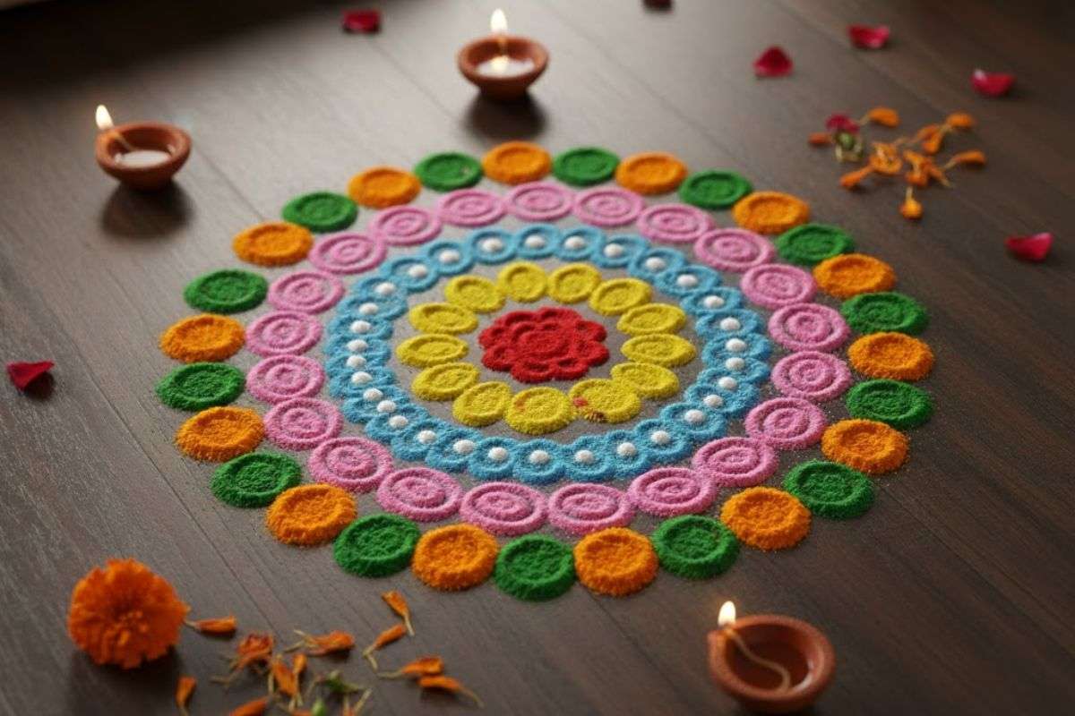 Easy Rangoli Design